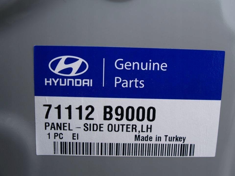 Hyundai I10 pillar threshold left A B 13r and 10 II 2 71112 B9000