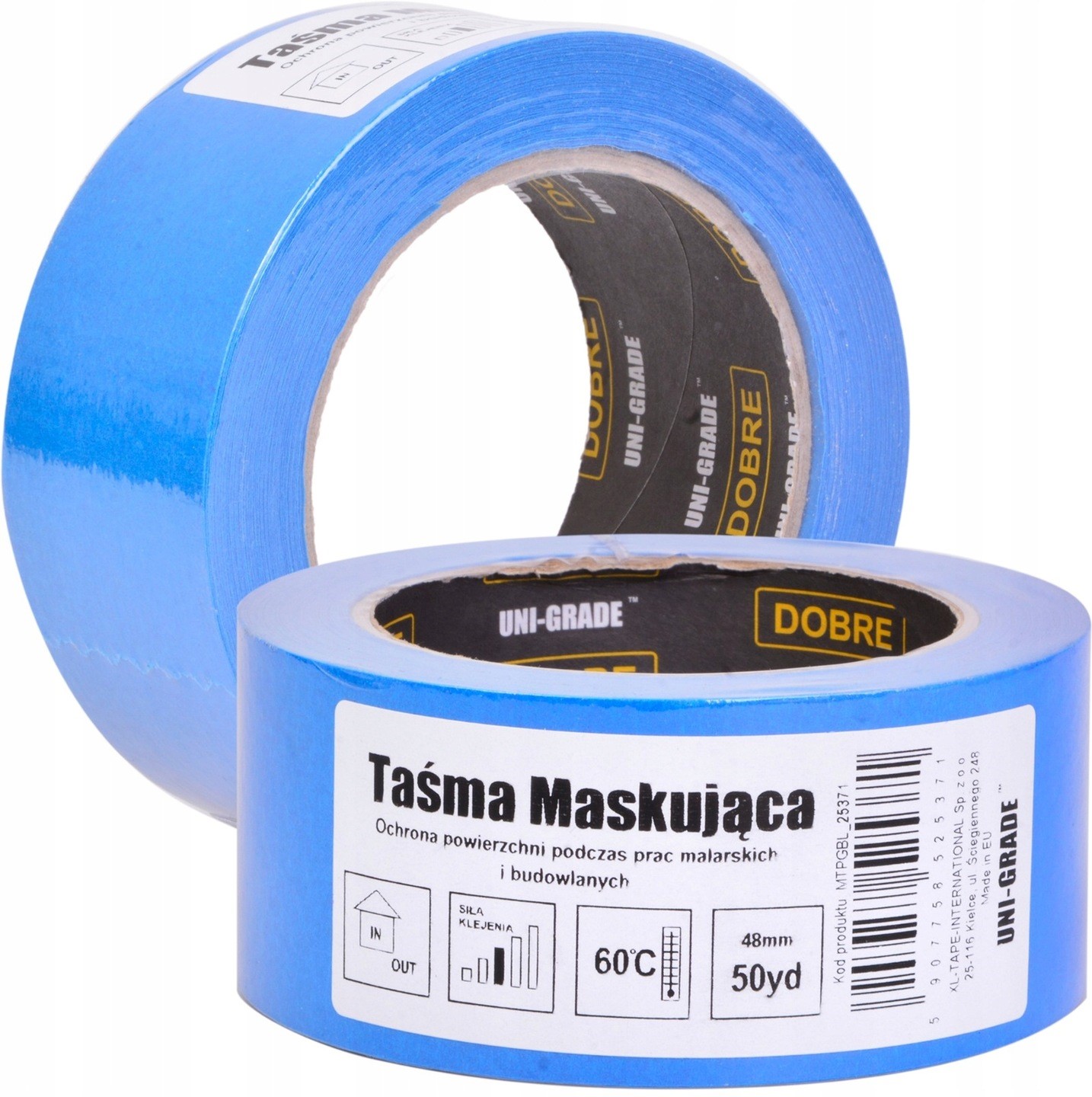 

Taśma Malarska Maskująca Niebieska Uni-grade 48MM