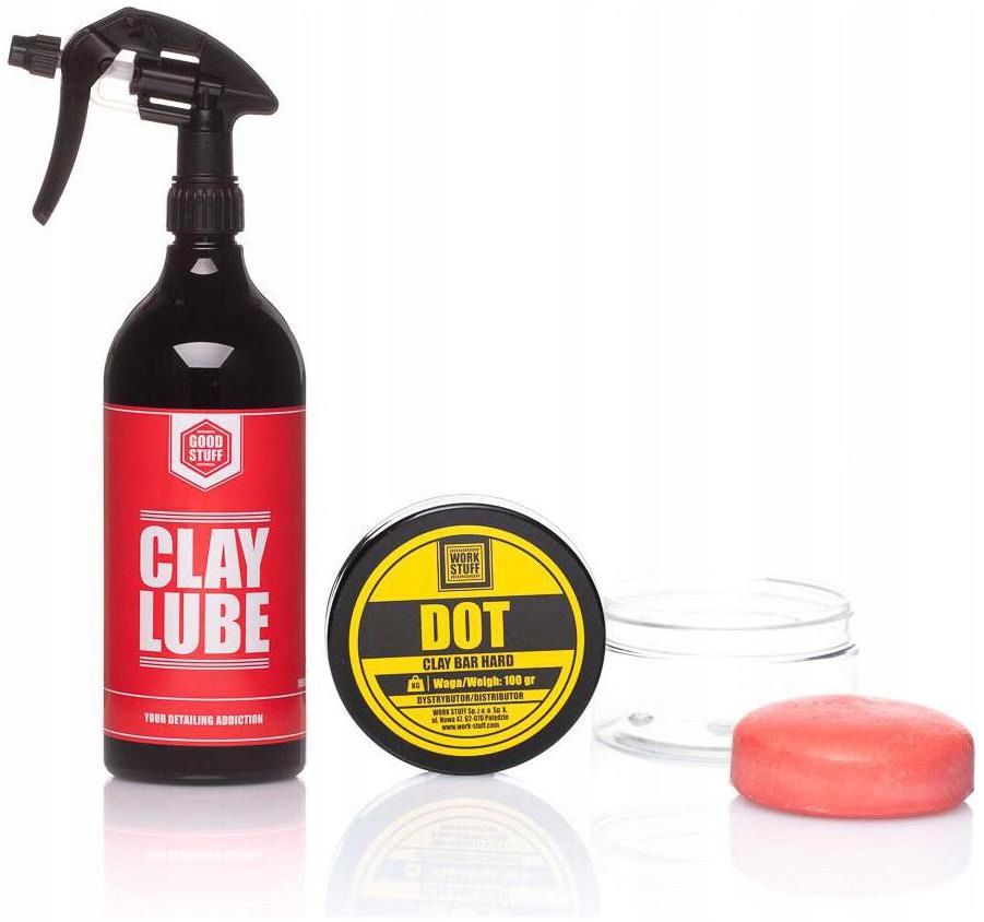 GOOD STUFF CLAY LUBE 1L + WORK DOT CLAY BAR 100g