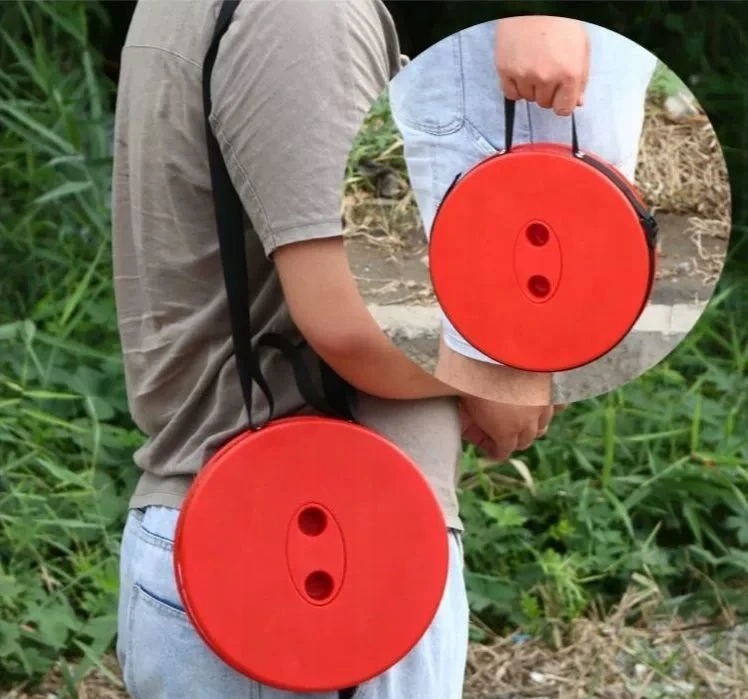 KRZESŁO KRZESEŁKO WĘDKARSKIE TURYSTYCZNE SKŁADANE KEMPINGOWE TABORET PLAŻĘ Rodzaj bez oparcia