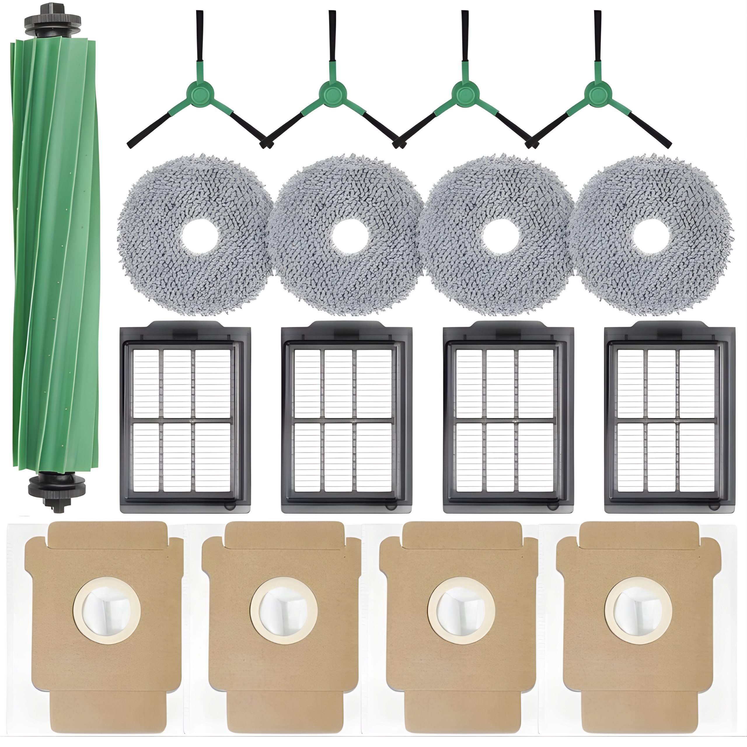 Duży zestaw do iRobot Roomba Plus 405 Combo 505 Combo Filtry Szczotki