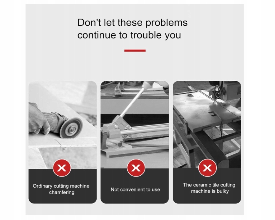 PRZYSTAWKA DO SZLIFIERKI KĄTOWEJ DO CIĘCIA PŁYTEK POD KĄTEM 45° SLIDER Marka Vortex