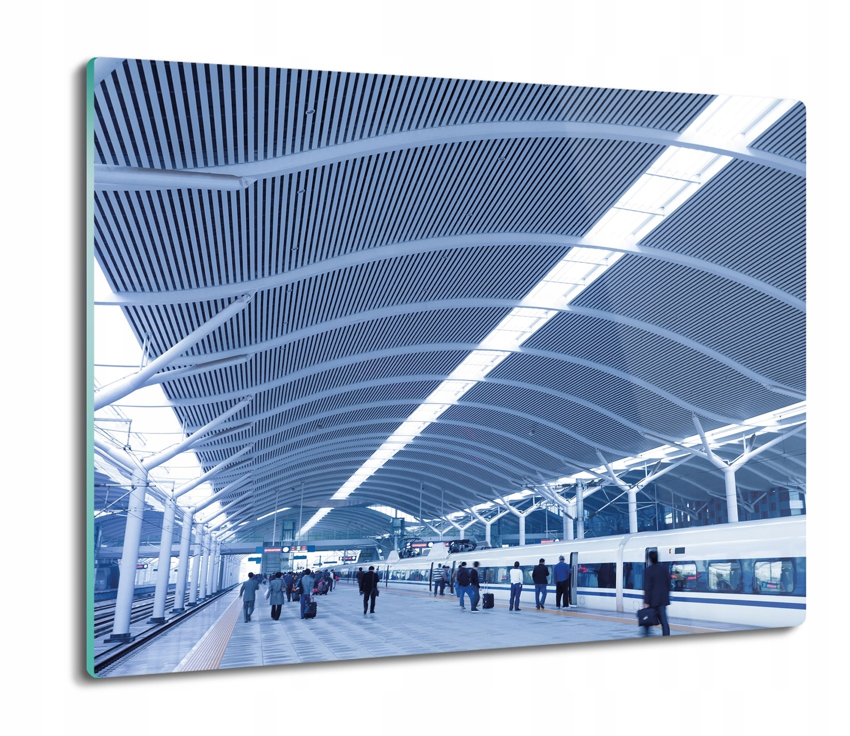 

Pociąg stacja tory 60x52 deska podkładka szklana