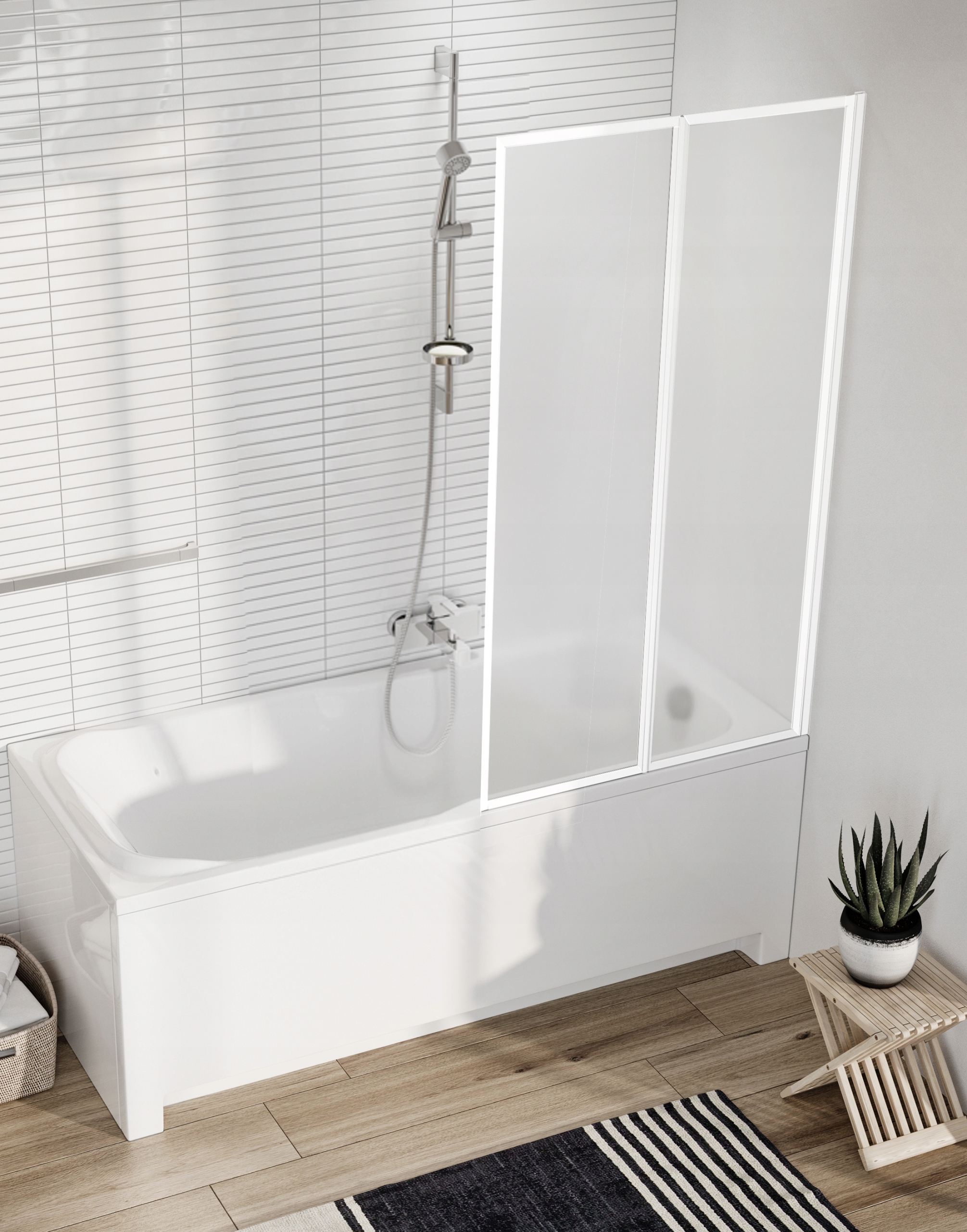 

Parawan nawannowy 80cm biały