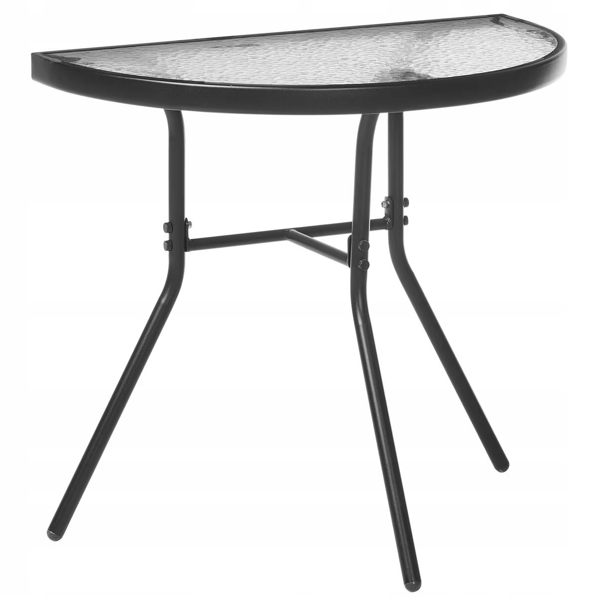 Balkonový zahradní stolek půlkruhový 40x64 cm