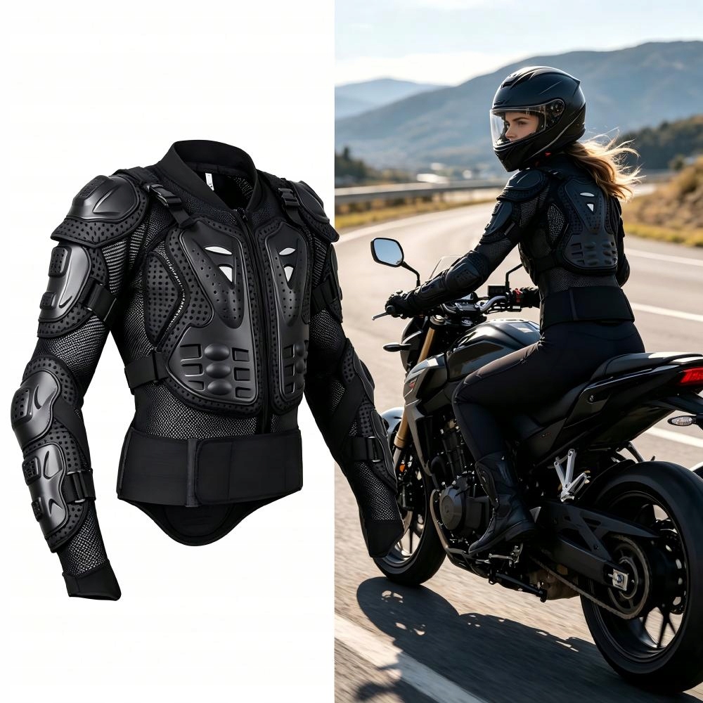 Buzer Zbroja Motocyklowa Żółw Ochraniacze Kurtka Cross Quada Enduro XXXL