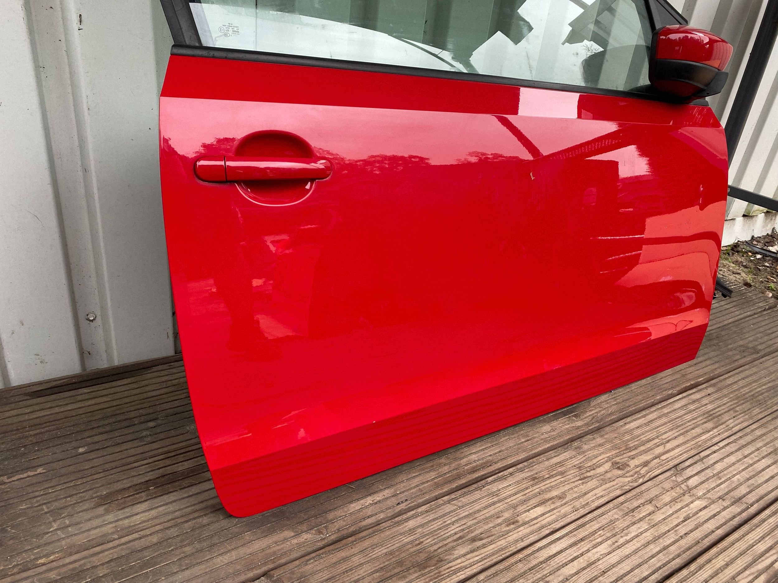 SEAT MII VW UP 3D complete door right front red 1S3831056B LY3D