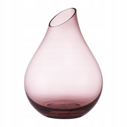 IKEA SANNOLIK WAZON SZKLANY RÓŻOWY 17 CM