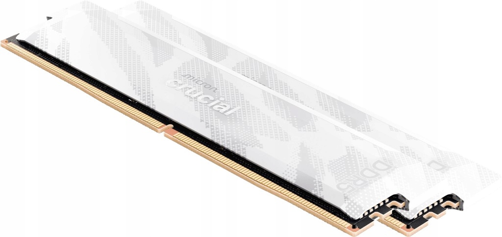 Pamięć RAM DDR5 Crucial Pro OC 32 GB 6400 CL32 White