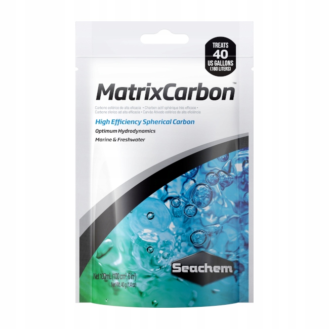 

Seachem Matrix Carbon wydajny węgiel 100ml akwariu