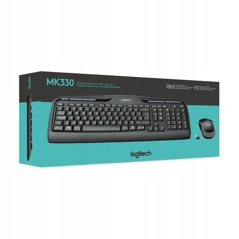 Klawiatura mysz bezprzewodowa Logitech Wireless Combo MK330