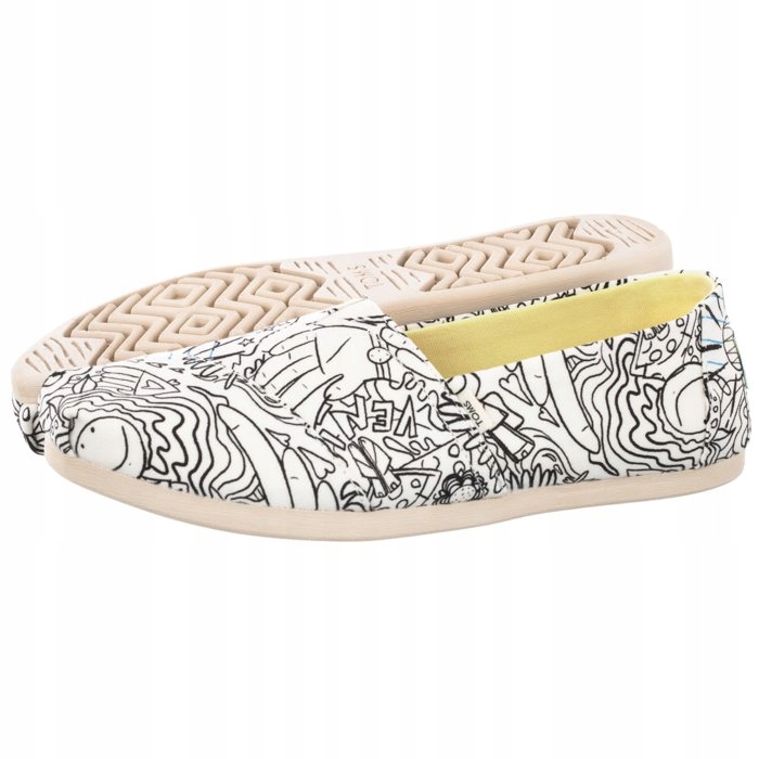 Boty Toms Alpargata Coloring Book Print 10016257
