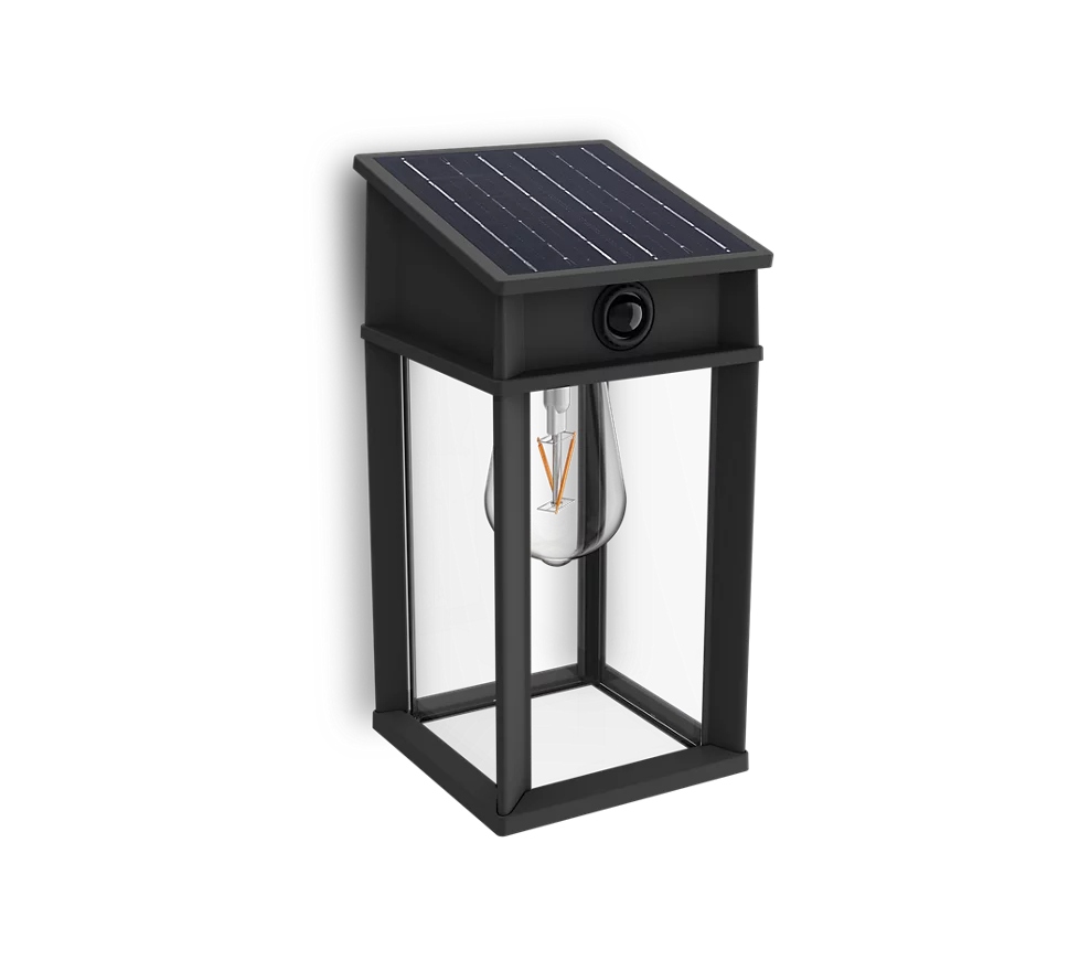 Zahradní nástěnné svítidlo Solární Lampa Led 3.2W IP44 s pohybovým senzorem Philips