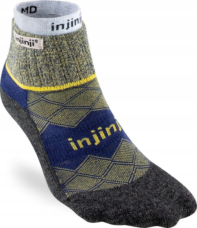 Ponožky 2v1 Liner Runner Mini-crew Canary M/L šedé