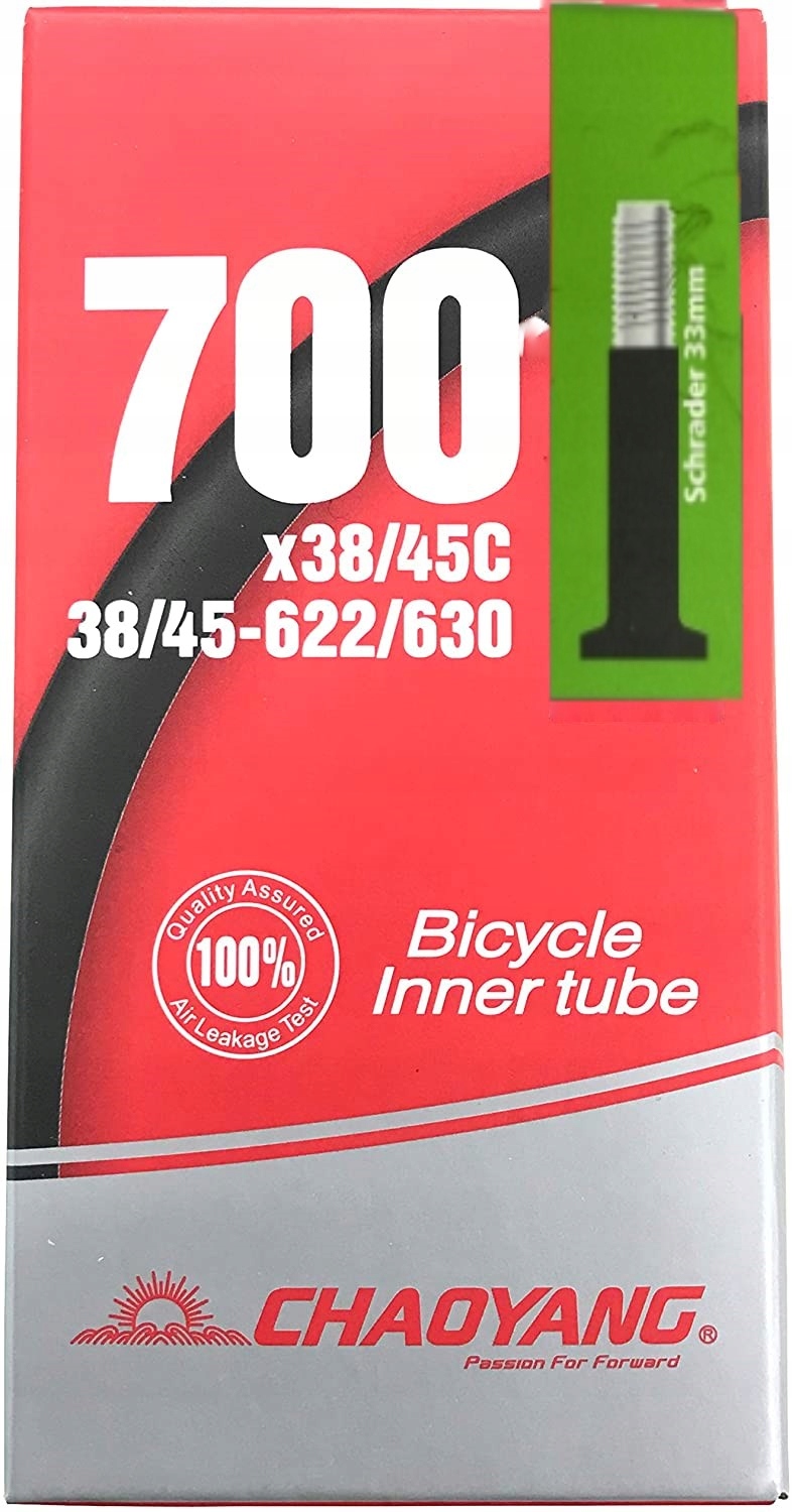 

Dętka Rowerowa Cyt 700x38/45C Av Schrader 33 mm