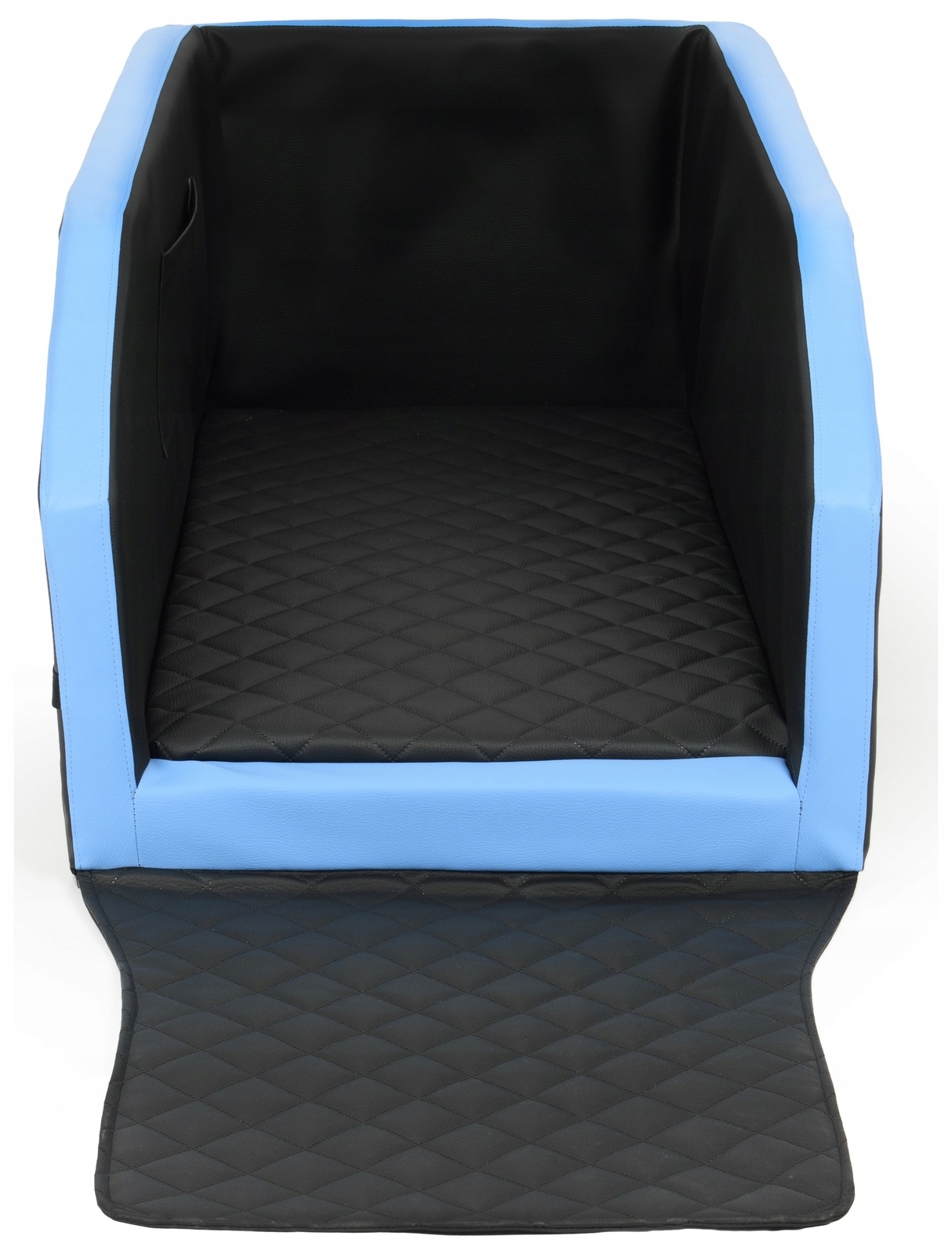 Transporter samochodowy dla psa tylne siedzenie z materacem i pasem 55x100