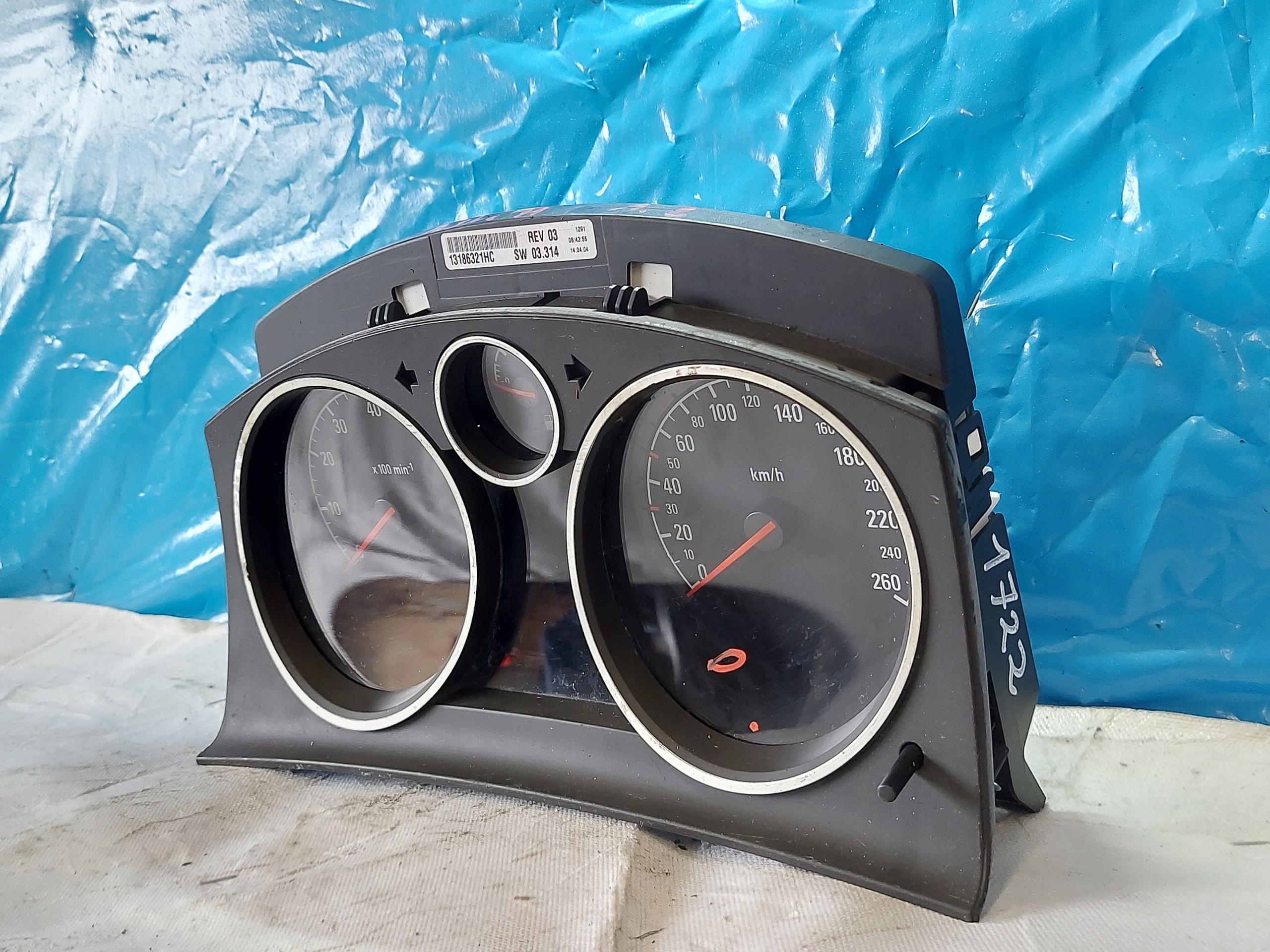 dials clock ASTRA H 1.6 B 13186321HC