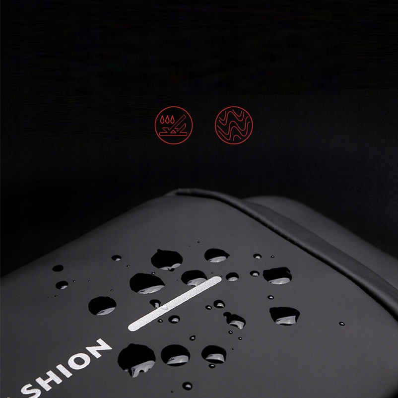 MĘSKA TORBA NA KLATKĘ PIERSIOWĄ Z PORTEM USB Kolor brązowy