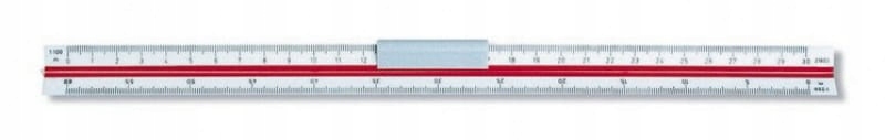 SKALÓWKA TRÓJBOCZNA MASZYNOWA KOH-I-NOOR 30 CM
