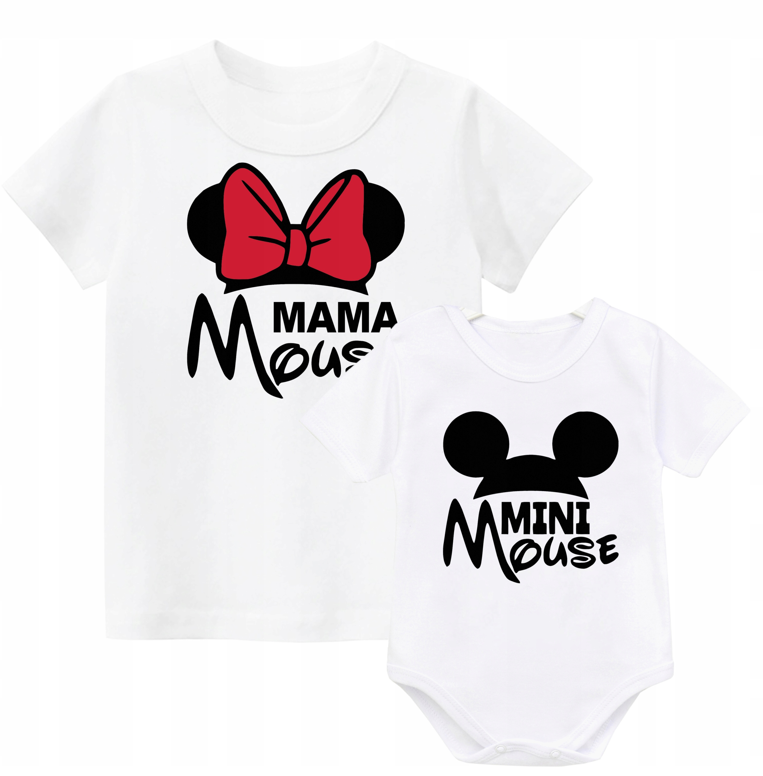 

Zestaw koszulka+body Mama Syn Minnie 68