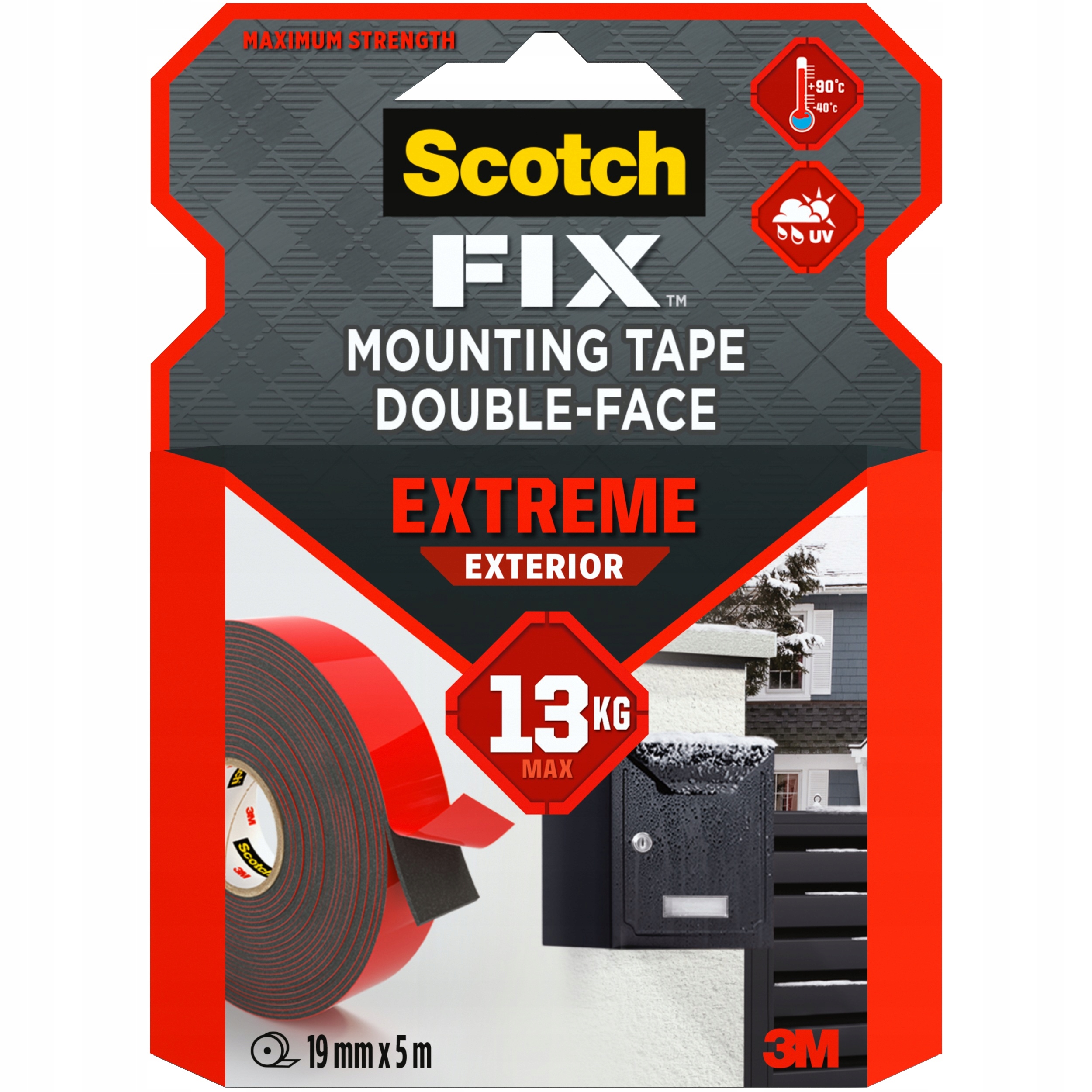 

Tasma Dwustronna Montazowa Scotch Extremalna 5m