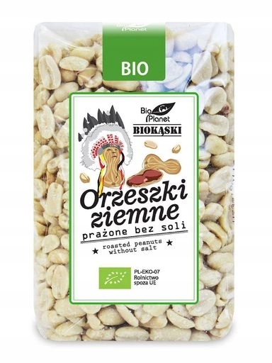 3x Bio Planet Arašídy pražené bez soli Bio 350 g