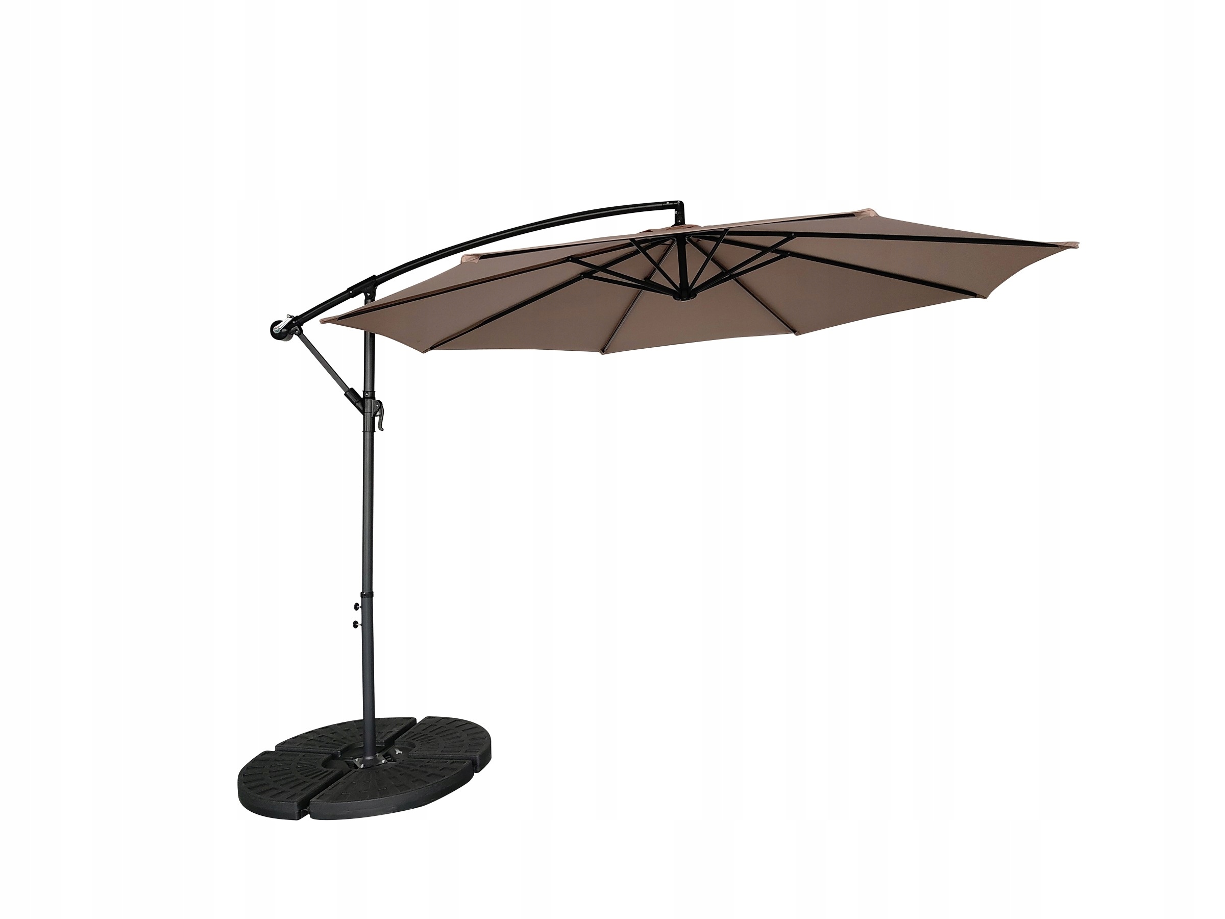 Zahradní slunečník Houseland Zynex 300 cm světle hnědý