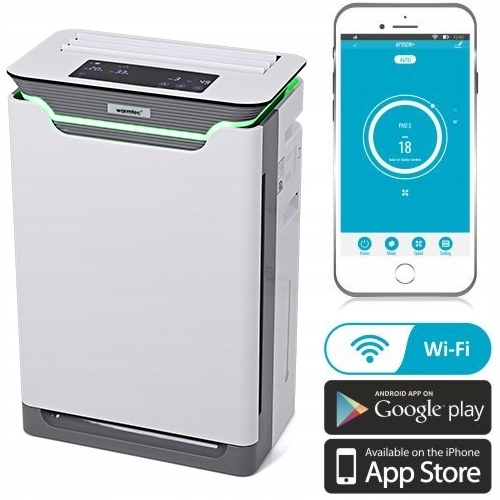 

Oczyszczacz powietrza Warmtec z WiFi 600m3/h 80m2