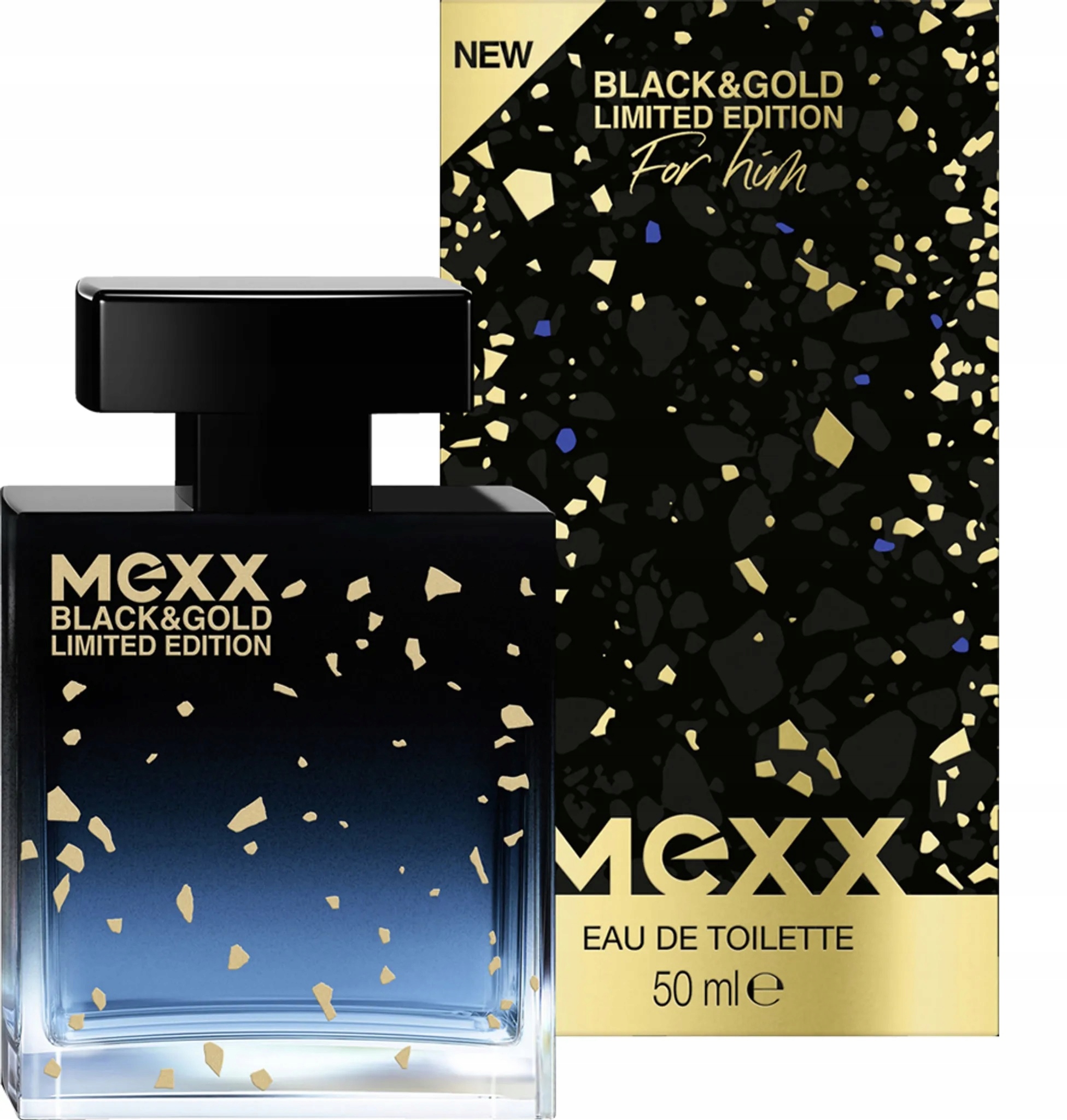Perfumy Mexx Black Gold EDP dla mężczyzn 50ml