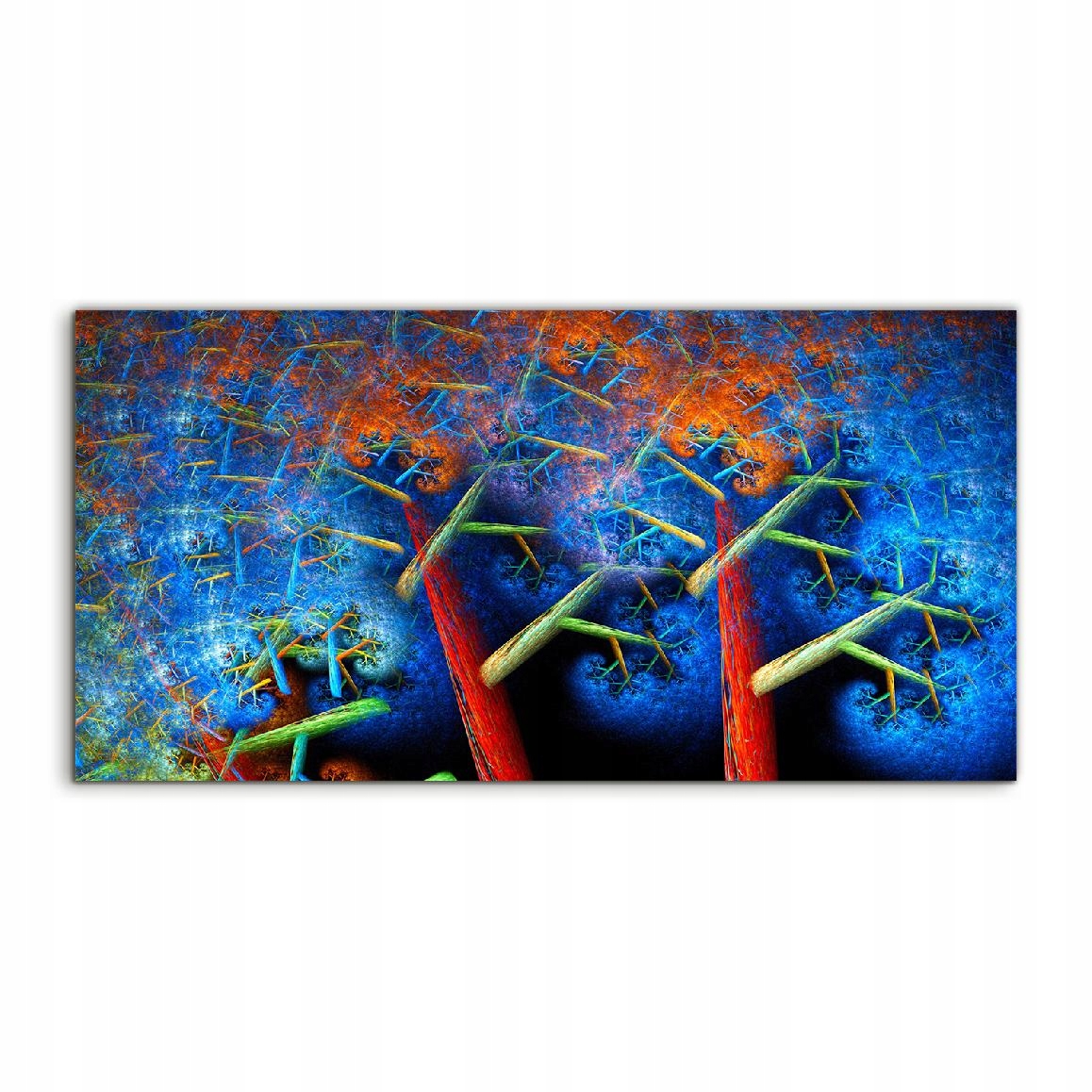 Akrylový obraz 120x60 na stenu Magický les stromu