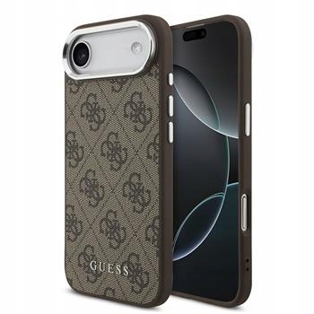Etui Guess 4G Classic Logo MagSafe na iPhone Air brązowe Guess