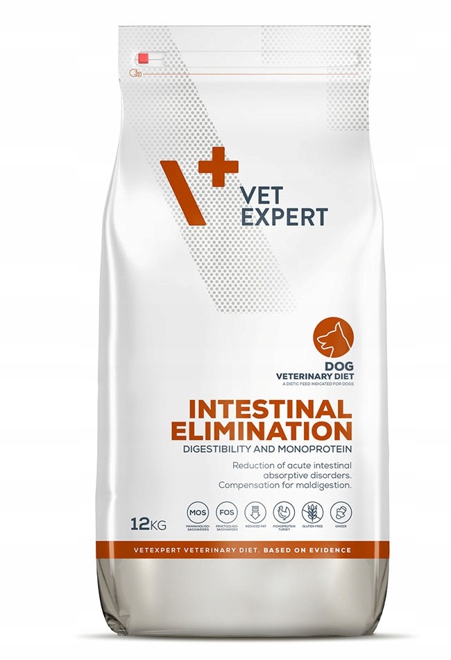 4T VetExpert Dog Intestinal Elimination 12 kg