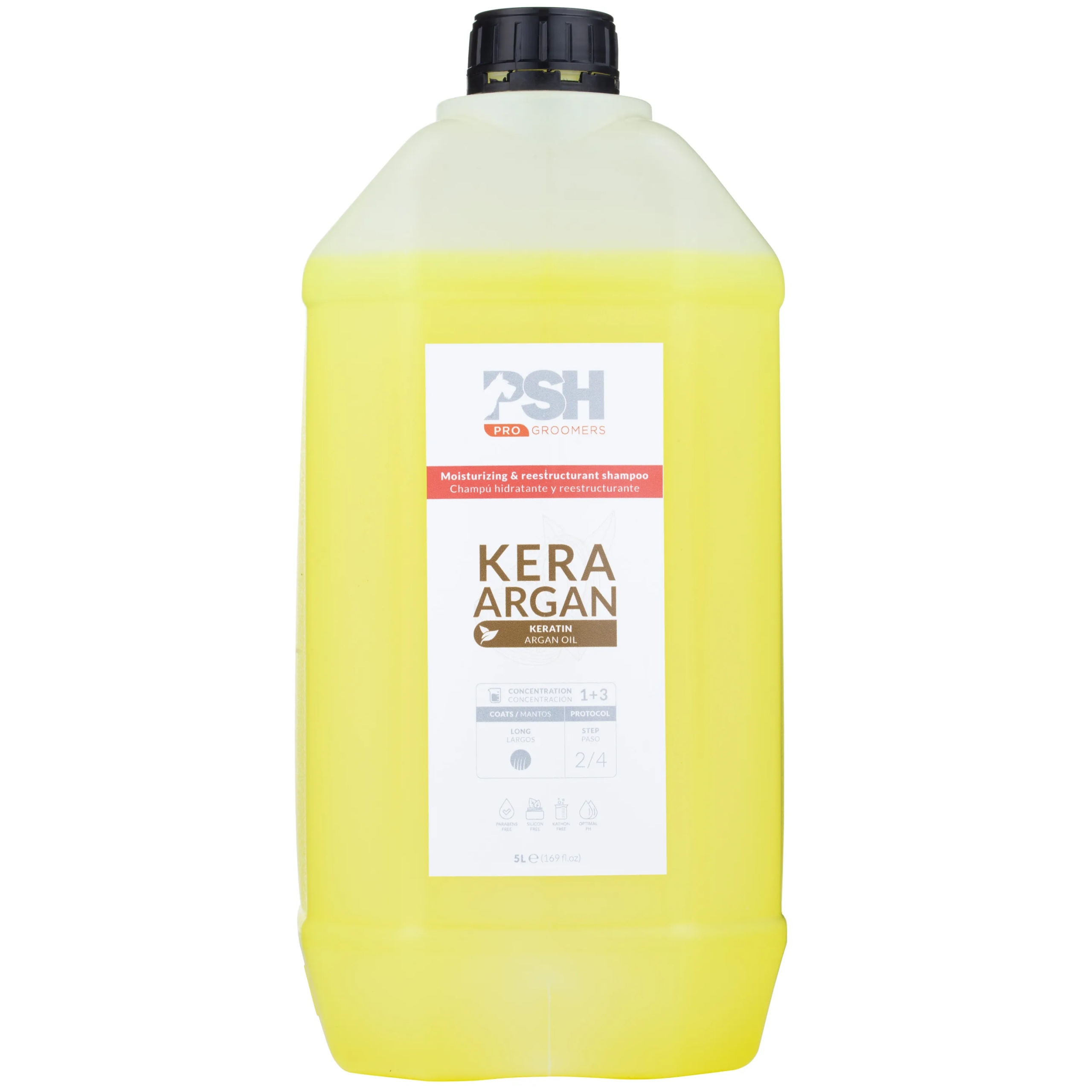 Psh Kera-Argan nawilżająco wygładzający szampon z keratyną 5L
