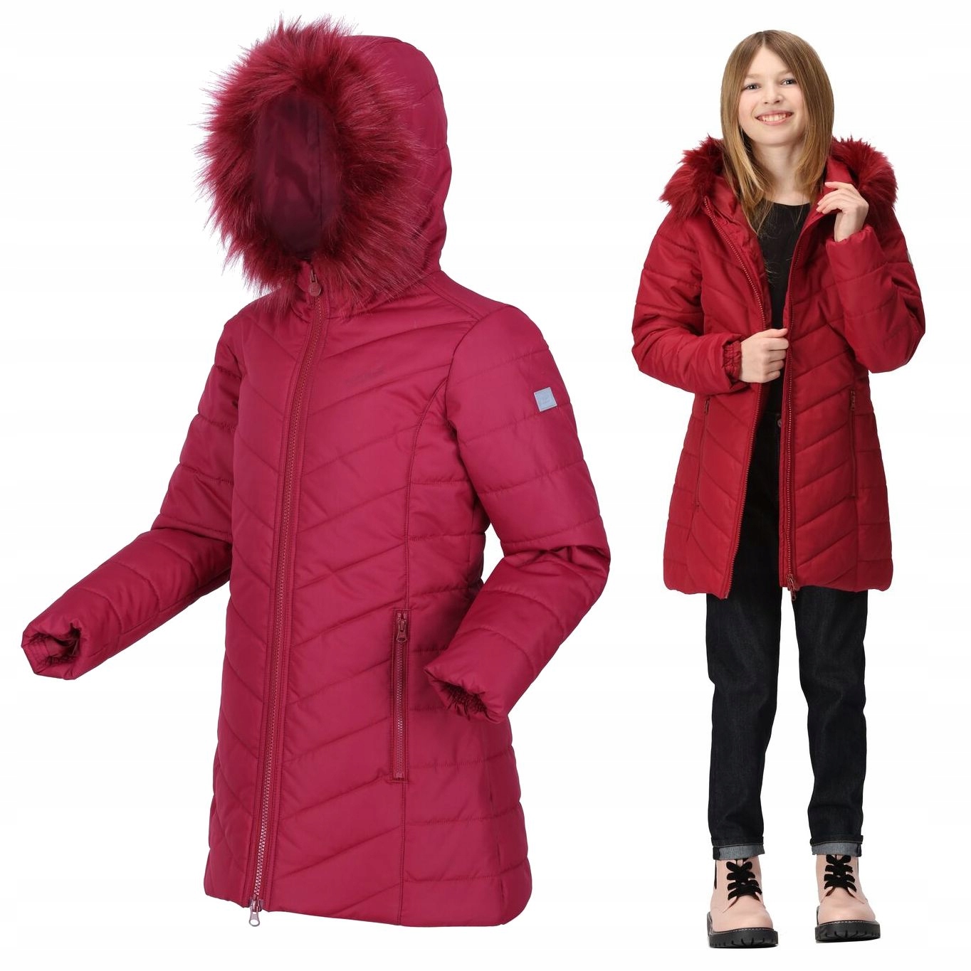 Dívčí přechodová bunda kabátek Regatta 128 cm 7-8 let