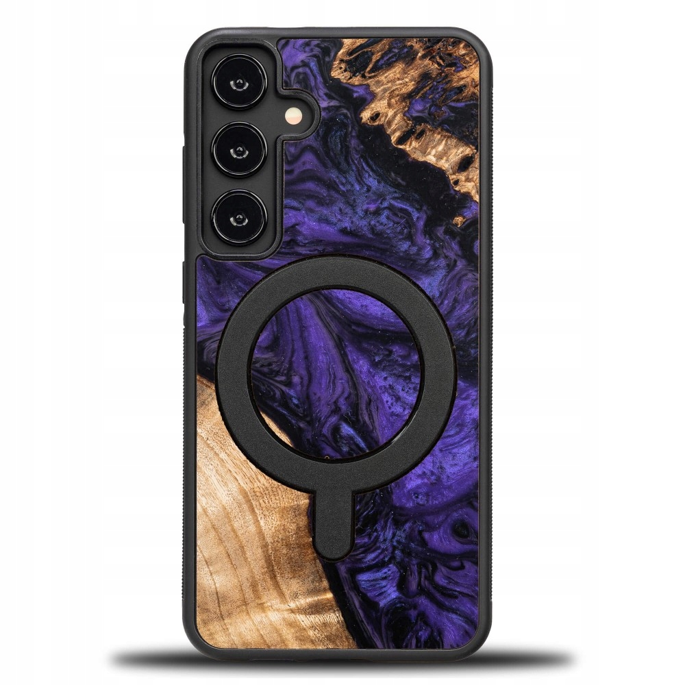 Pouzdro Bewood Unique pro Samsung Galaxy A35 5G Violet s MagSafe
