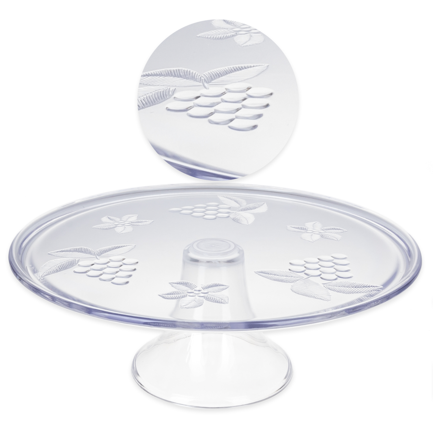 PLASTIKOWA PATERA NA CIASTO WYPIEKI OWOCE PLASTIK