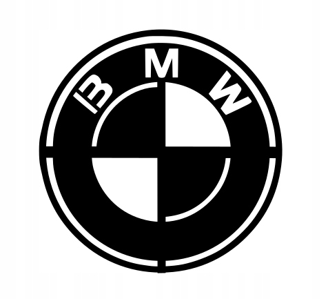 TOPPER NA BOK TORTU DEKOR LOGO BMW czar złoty srebrny kolor do wyboru