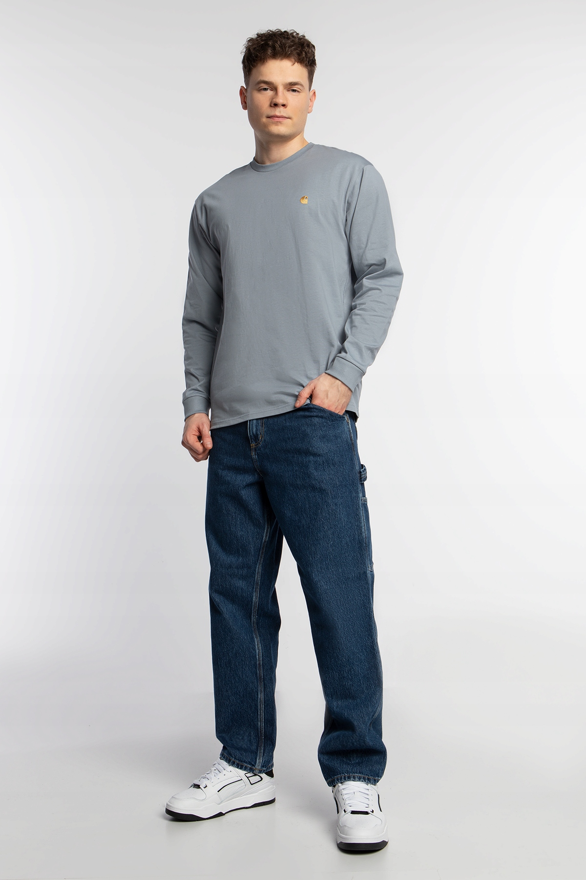 Pánské kalhoty casua Carhartt Wip Single Knee Pant I032024-106 (33/32)