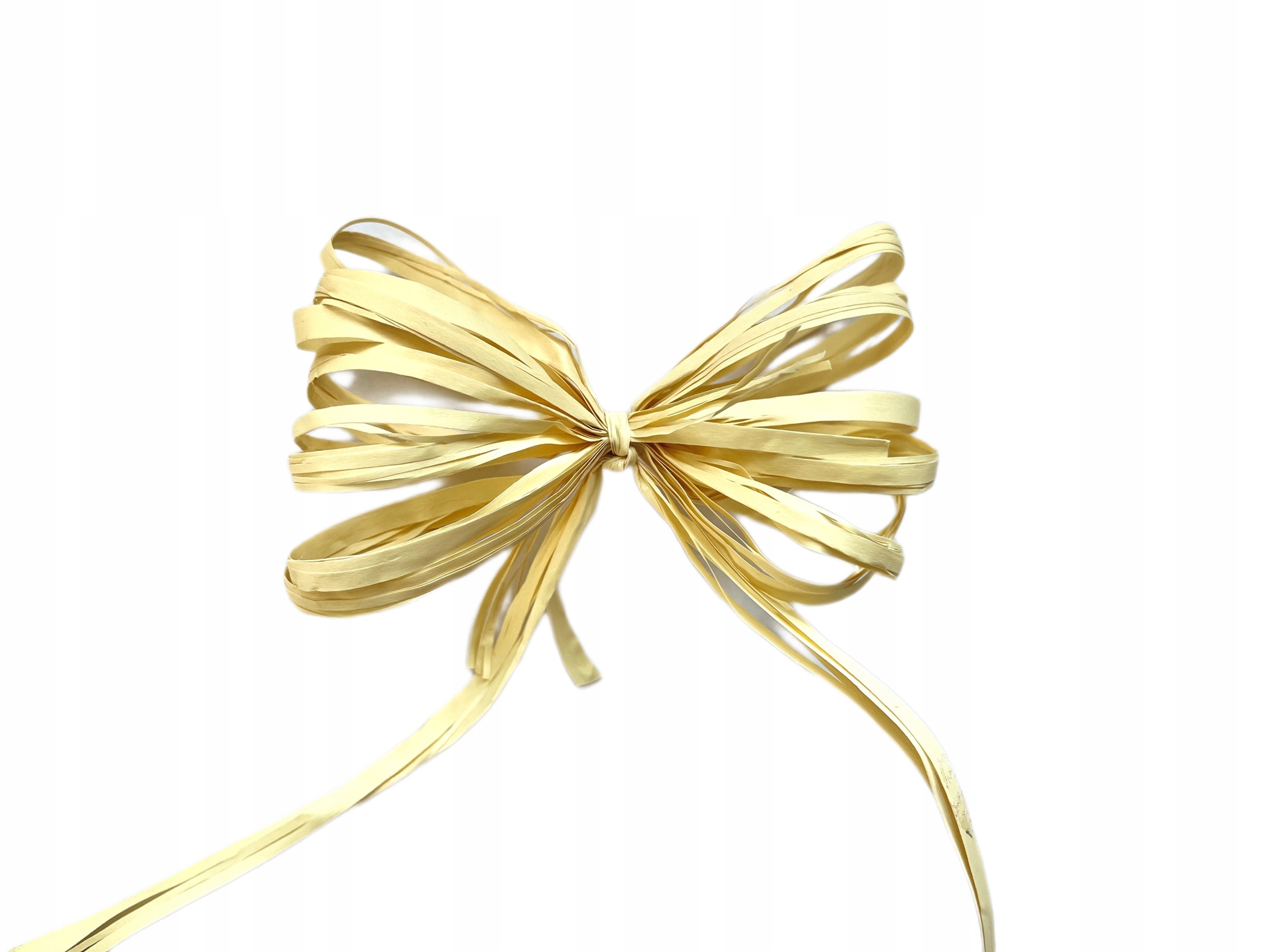 mašlička dárková mašle stuha rafia Béžová