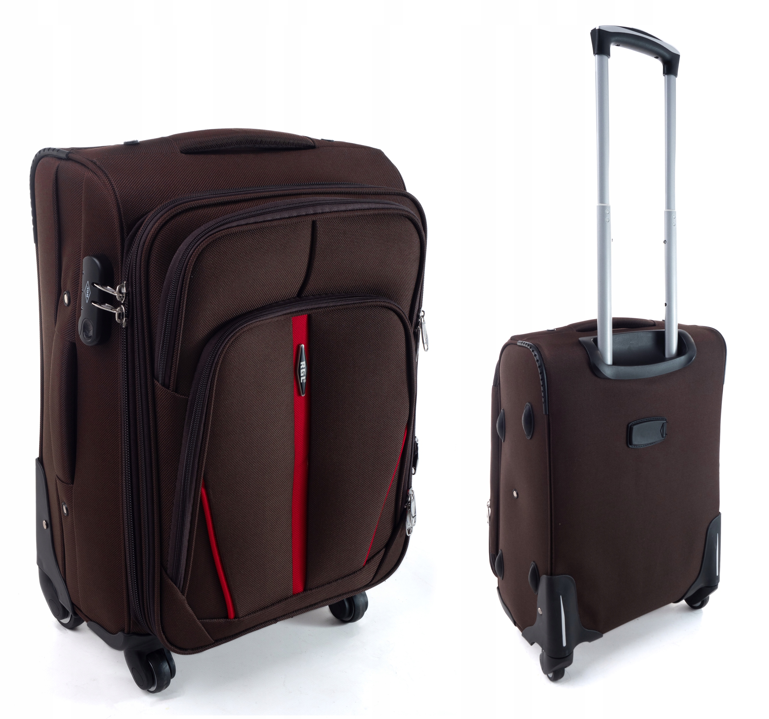 MAŁA MATERIAŁOWA WALIZKA PODRÓŻNA 4x KÓŁKA TORBA EAN (GTIN) 4054812179924