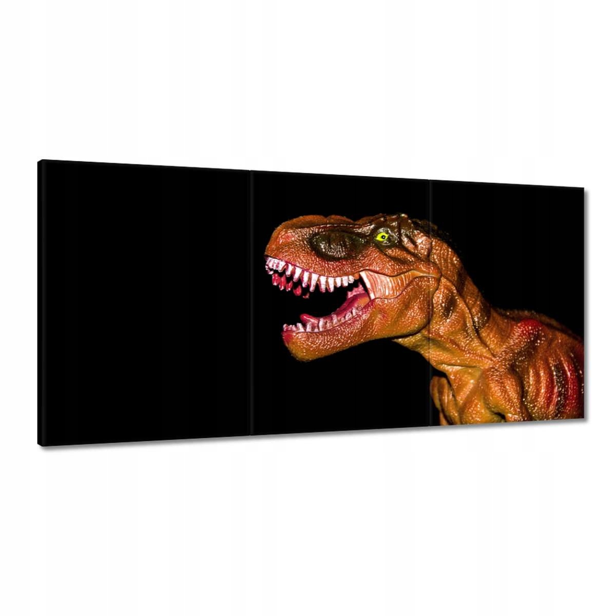 Obrazy 180x90 Tyranosaurus na černém pozadí