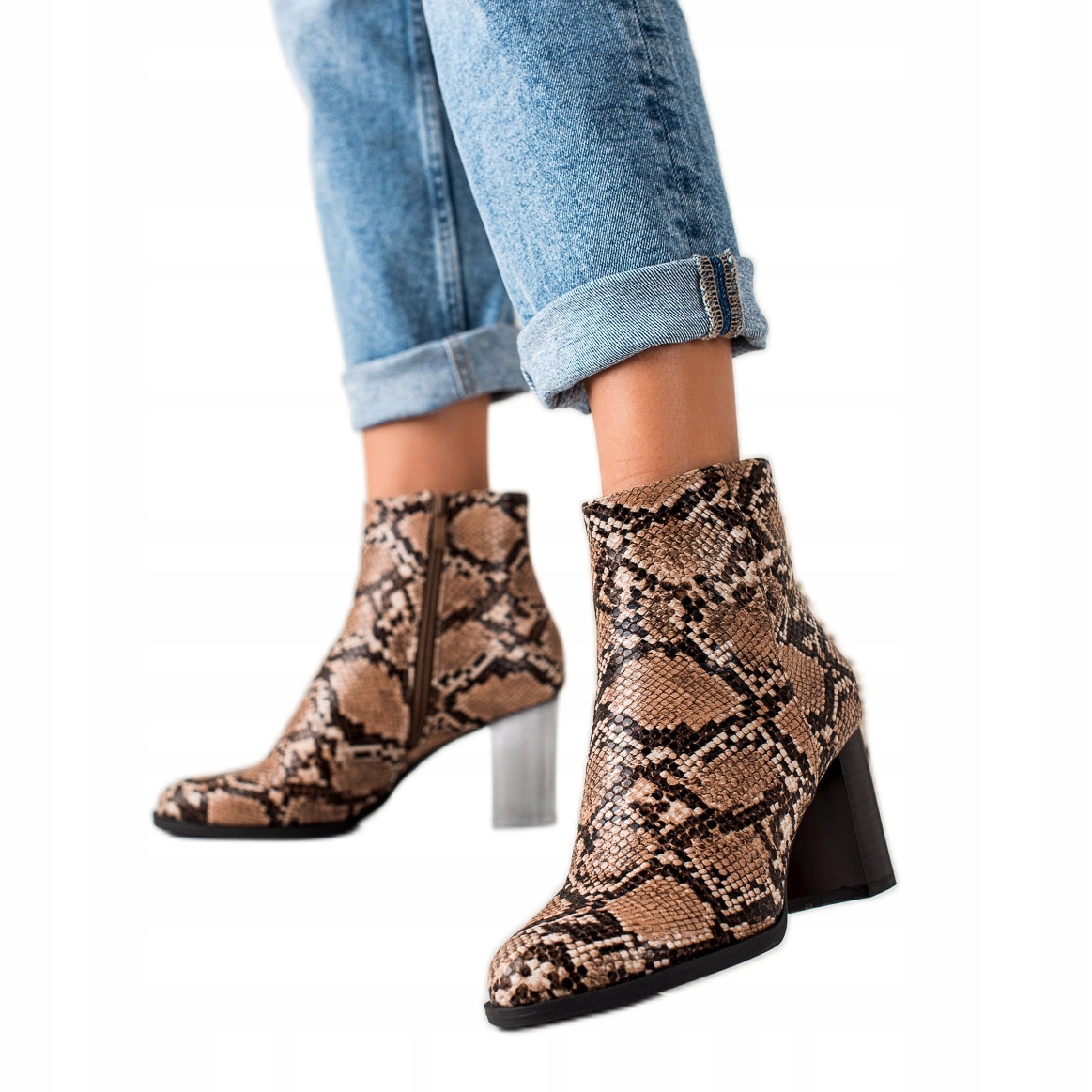 

Brązowe Skóra ekologiczna Buty Trendi r.38
