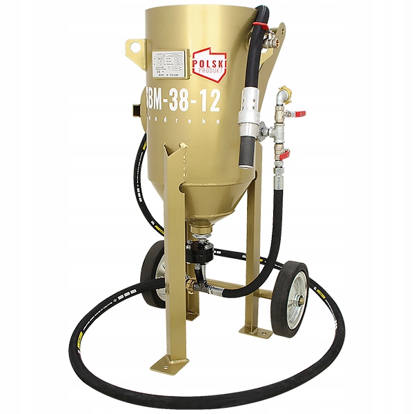 PIASKARKA SYFONOWA POLSKA 38 LITRÓW 12 BAR MOBILNA SYFONOWA SBM-38-12 P(B) Pojemność 38 l