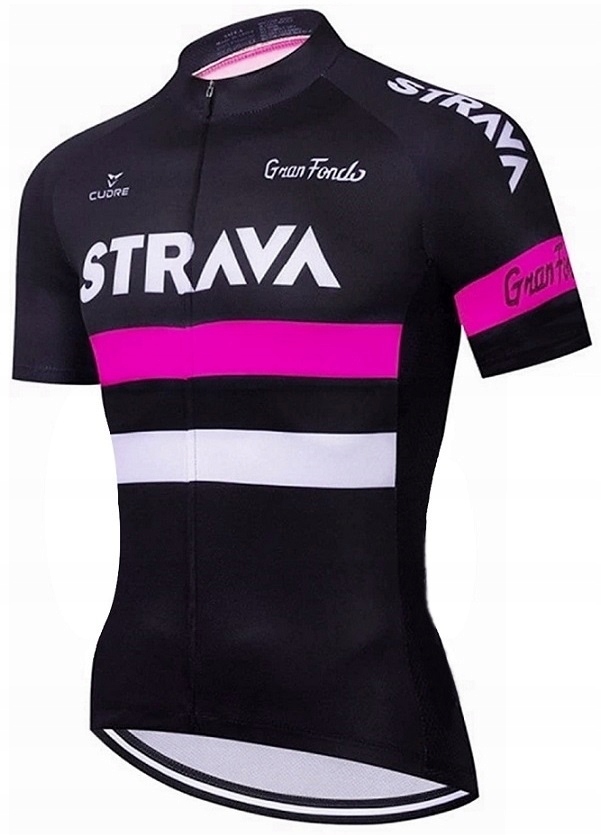 STRÓJ ROWEROWY STRAVA SPODENKI ŻELOWE KOSZULKA KOMPLET KOLARSKI RÓŻOWY XL Kod producenta 1059350754