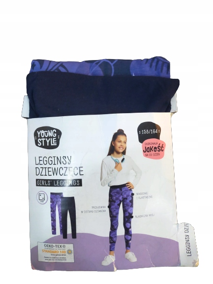 

Legginsy dziewczęce Young Style 158/164