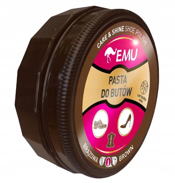 

Pasta do butów beże i brązy 50 ml Emu