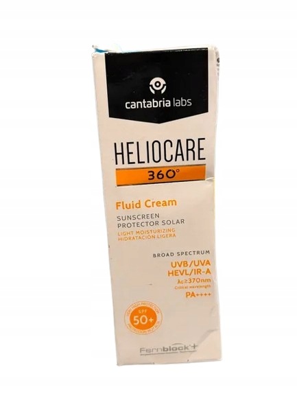 Heliocare 360° Fluid Cream Spf 50+ – Opalovací Krém Na Obličej 50 ML