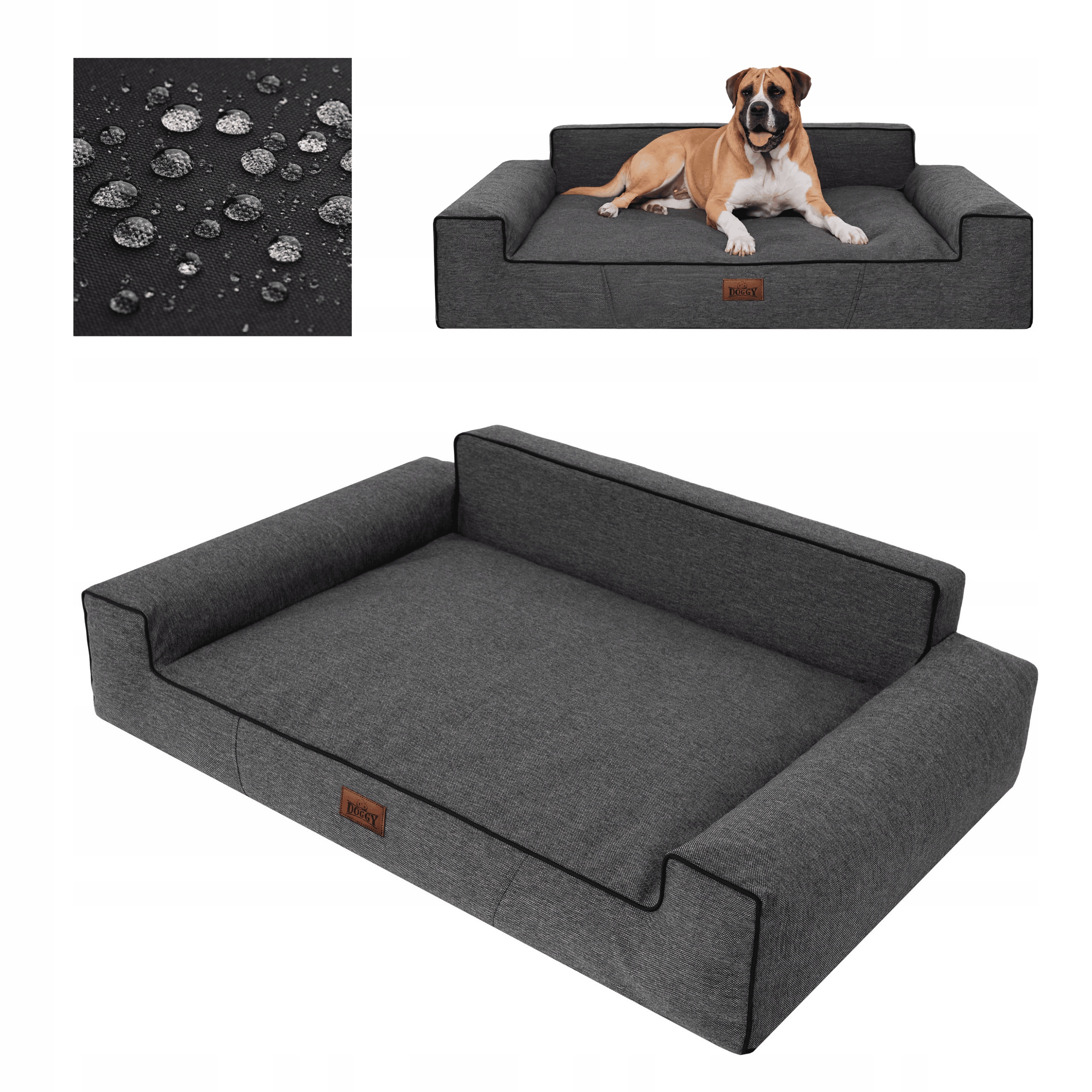 Pelíšek pro psa, voděodolná matrace potah kotec pro psa XXL 116x78 cm