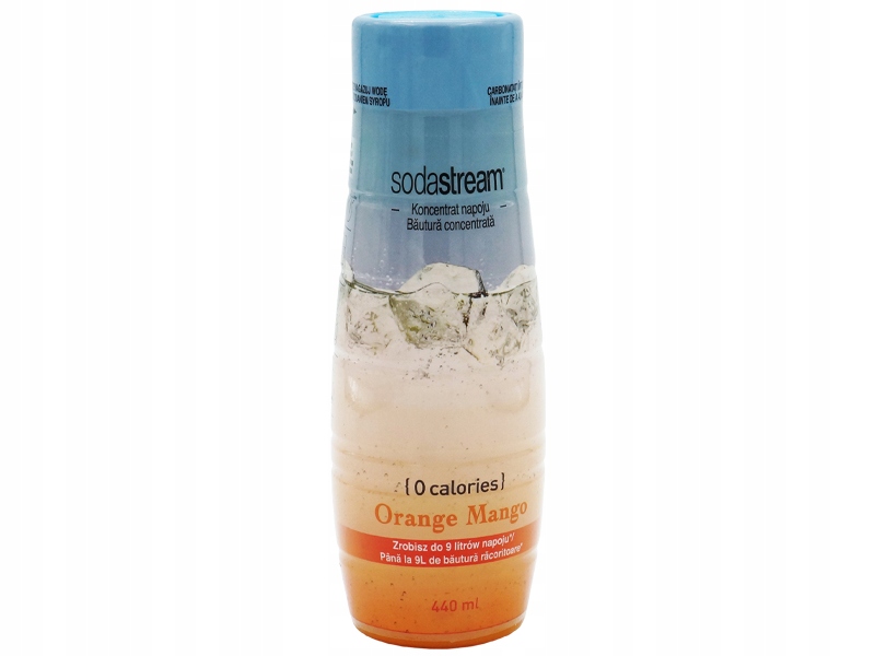 SYROP KONCENTRAT POMARAŃCZA MANGO ZERO DO SODASTREAM 9L NAPOJU z 440ml Kod producenta 8718692615717