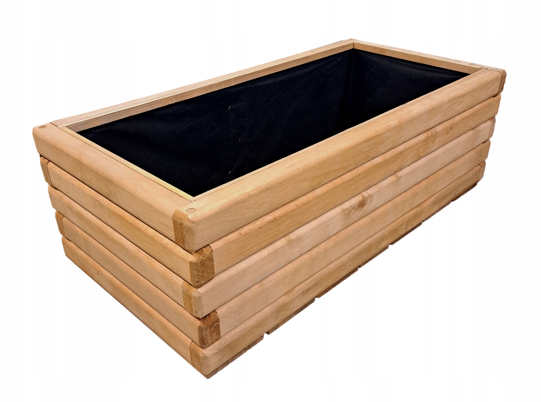 Donica Ogrodowa Impregnowana Drewniana Sosnowa Doniczka Duża 80x40x30cm